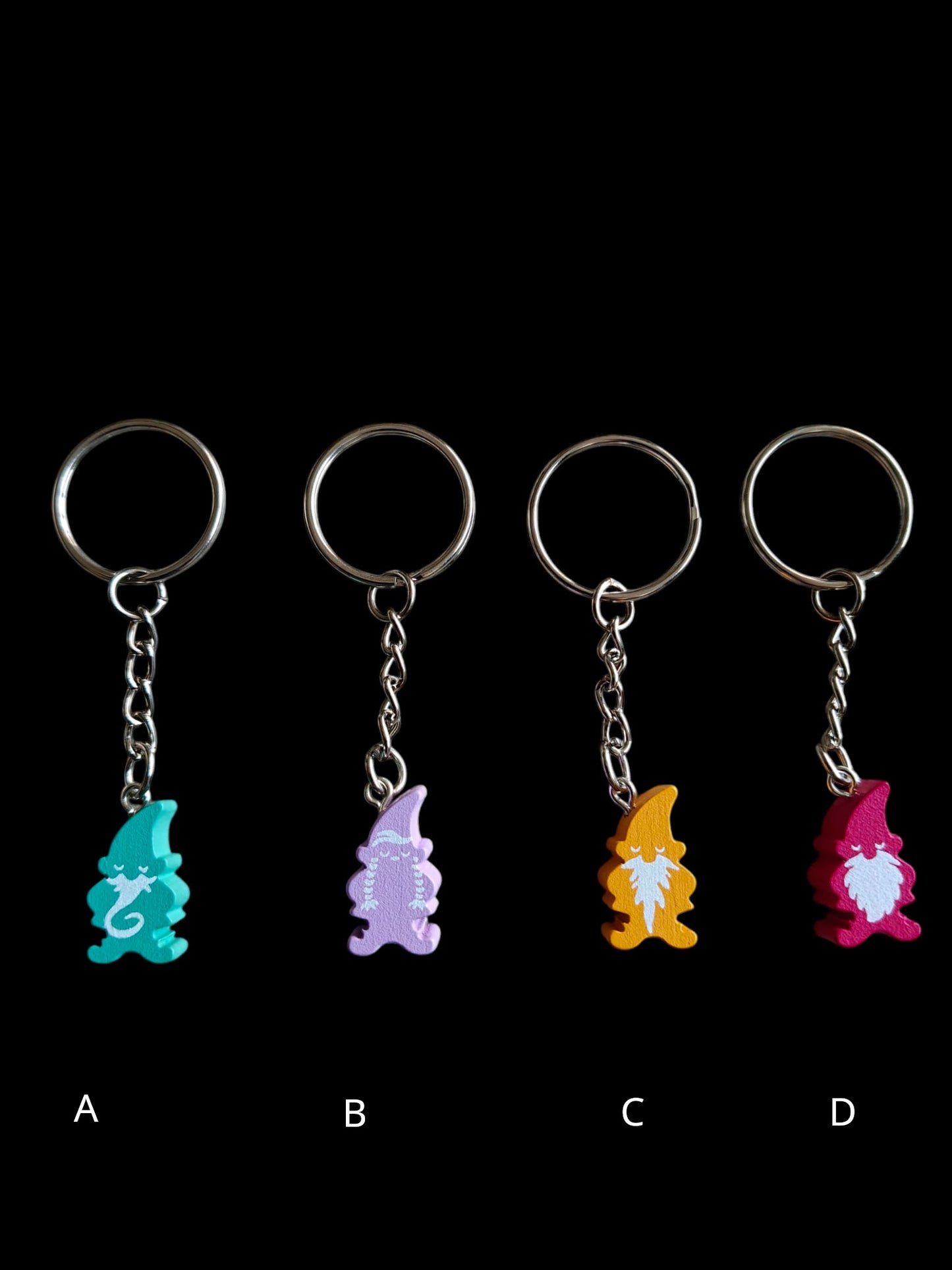 Meeple Gnome Keychain