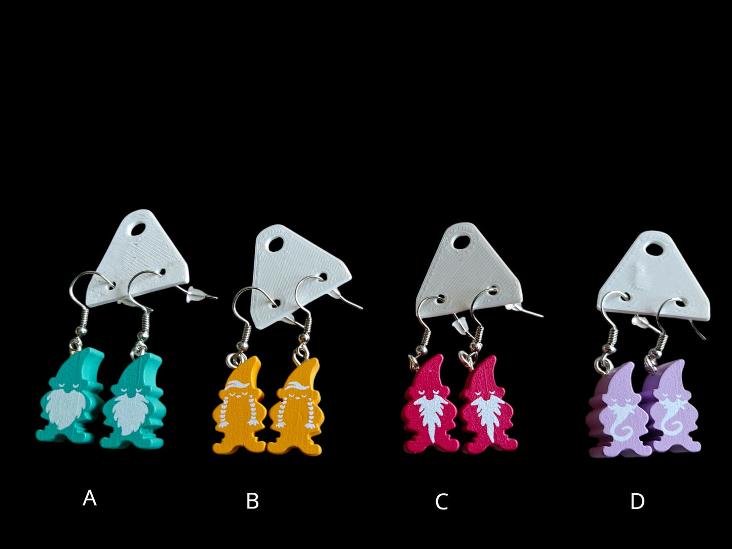 Gnome Meeple Earrings
